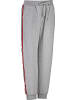 Erwin Müller Sweat Freizeithose, lang mit Bündchen in grau meliert