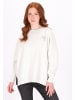 DreiMaster Damen Sweatshirt in Wollweiss Melange