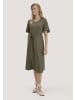 Hessnatur Jersey Kleid in goldoliv