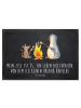 Mr. & Mrs. Panda Bodenvorleger Pinguin Lagerfeuer mit Spruch in Kreidetafel