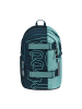 BAAGL 5-tlg. Set: Schulrucksack Skate in Blau Petrol