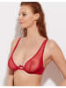 Scandale Eco-lingerie Plunge Bh in Scandale Red