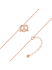 Glanzstücke München Kette Herz-Breze aus Sterling Silber in roségold