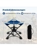 COSTWAY Campinghocker drehbar faltbar in Blau