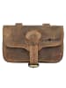 Greenburry Vintage Military Gürteltasche Leder 16 cm in save brown