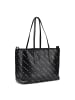 Liebeskind Berlin Monogram Schultertasche Leder 47 cm black