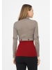 TOOCHE Langarmshirt "Dual Mokka Elegance" in rot