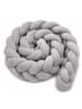 relaxdays Bettschlange in Grau - 202 cm