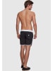 Urban Classics Badeshorts in blk/wht