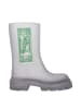 Off-White Transparent PVC Knöchel Stiefel