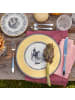 Villeroy & Boch Speiseteller Audun Chasse ø 27,1 cm weiß-grau-gelb in weiß-grau-gelb