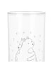 Mr. & Mrs. Panda Wasserglas Eisbär Umarmen ohne Spruch in Transparent