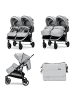 Lorelli Geschwisterkinderwagen Duo in grau