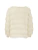 caspio Damen Strickpullover in Wollweiss