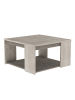 CALICOSY Couchtisch ANTIBES in Champagnerfarbenes - (W)80  x (H)44,2  x (L)80 cm