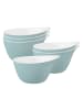 Seltmann Weiden 6er Set Müslischalen Life Fashion 16 x 14 cm in Green Chic