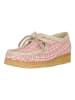 Clarks Schnürschuhe Wallebee in 5342E Pink Check