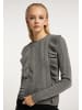 myMo ROCKS Damen Strickpullover in Grau