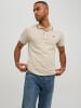 Jack & Jones Polo T-Shirt Pique Kurzarm Hemd Basic JPRBLUWIN in Weiß