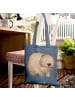 Mr. & Mrs. Panda Shopping Tasche Wombat ohne Spruch in Indigo Blue