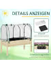 Outsunny Hochbeet in Naturholz 121L x 55B x 117H cm