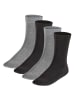 Falke Socken 4er Pack in Schwarz/Grau