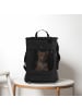 Home Nature Wohnkonzept Haustier Rucksack klappbar mit Netzfenster in Schwarz 31.5x31.5x42 cm
