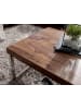 FineBuy Couchtisch in Braun / Sheesham / 60x120x40