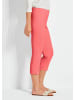 GOLDNER 7/8-Bengalinhose Schlupfhose LOUISA mit Steppnähten in koralle