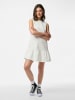 Pieces Midikleid in White Denim