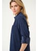 Kaffe Langarm - Hemd KAvera Loose fit in Midnight Marine CC