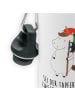 Mr. & Mrs. Panda Wasserflasche Einhorn  mit Spruch in Weiß