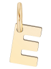 Adeliás Unisex Anhänger – Buchstabe N Buchstabenanhänger aus 375 Gold in gold