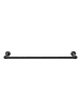 SONGMICS Wand‑Kleiderstange Dalson in Schwarz - (B)30 x (H)7 x (T)92 cm