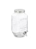 relaxdays 2 x Getränkespender in Transparent - 3,5 l