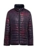 GOLDNER Kurzgröße:  Leicht wattierte Jacke mit effektvollem Druck in pink / schwarz / gemustert