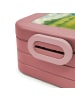 Mr. & Mrs. Panda Lunchbox Hund Blume Design ohne Spruch in Rot Pastell