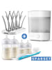 Philips Avent 8-tlg. Starter-Set inkl. Dampfsterilisator 2-in-1 + in weiss