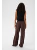 Kaffe Casual Hose KAbeatrice Regular fit in Seal Brown