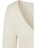 Urban Classics Urban Classics Damen Ladies Organic Wide Neck Cropped Longsleeve in whitesand
