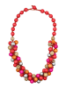 collezione alessandro Kurze Kette " Manila " in rot