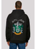 F4NT4STIC Ultra Heavy Hoodie Harry Potter Slytherin Logo in schwarz