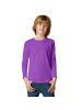 tectake Einfarbiges Langarm-Shirt für Kinder, lila