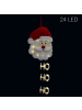Fééric Lights and Christmas LED-Weihnachtsmann HOHOHO, 24 LED in Mehrfarben, 39 x 3,1 x 50 cm