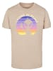 F4NT4STIC T-Shirt Alien Peace Sunset in sand