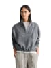 Marc O'Polo DENIM Half-Zip-Sweatshirt relaxed in Asphalt Melange