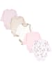 TupTam Baby Langarm Wickelbody im 5er Set in beige/rosa