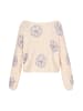Swirly Sweater in Beige