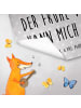 Mr. & Mrs. Panda Gästehandtuch Faultier Vogel mit Spruch in Grau Pastell