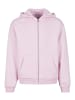 Urban Classics Urban Classics Fluffy Zip Cardigan in softpink